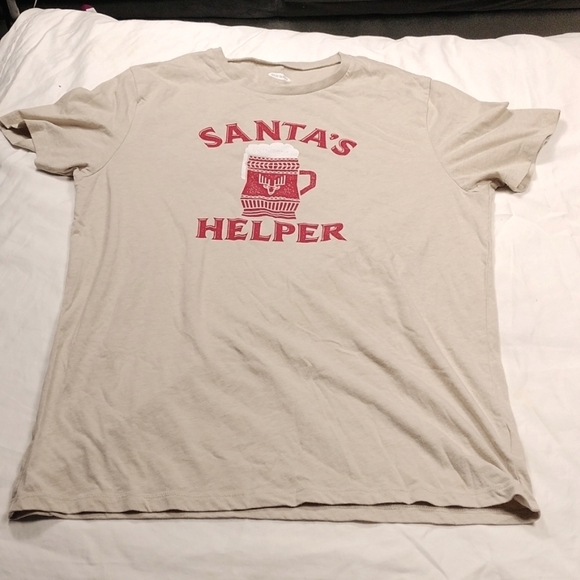 Santas helper men's t shirt size large - Picture 1 of 8
